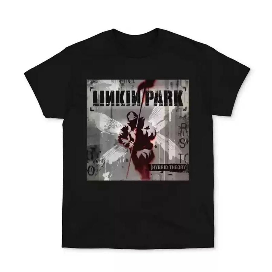 2024 Популярная Новая Рок-группа Linkin Park Европа и Соединенные Штаты Футболка с коротким рукавом Одежда для Мужчин и Женщин Вокруг XXXXXL чёрный 1660₽