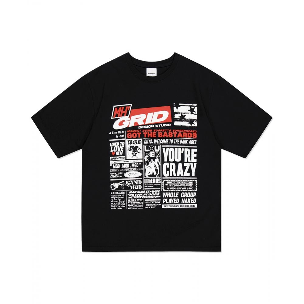 

ФУТБОЛКА MAHAGRID GOSSIP ЧЕРНАЯMG2DMMT513A