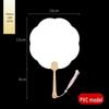 Ancient Style DIY Lacquer & Paper Round Fan Kit with Calligraphy