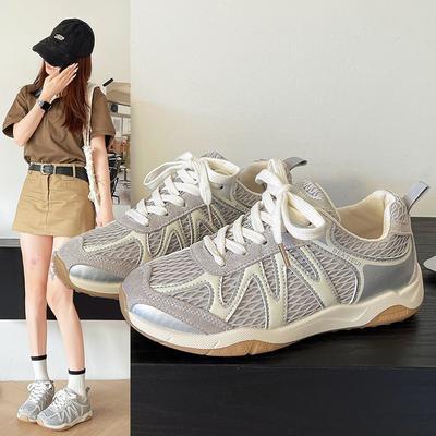 Herbst neue Mesh atmungsaktive Nische ins Design Sport Forrest Gump Schuhe lässig leicht deutsche Trainingsboard-Schuhe