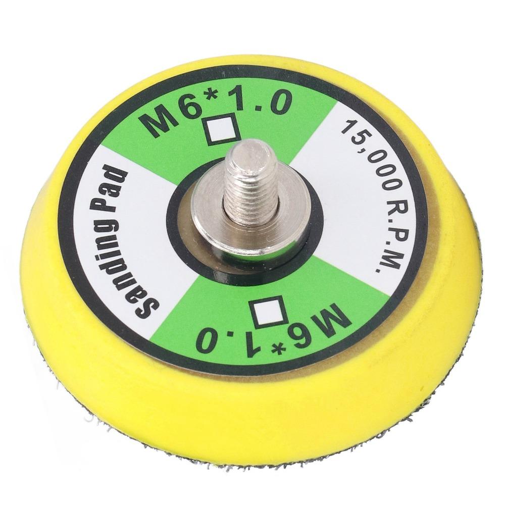 2pcs M6x1 Thread Hook and Loop Backing Pad 15000 RPM Rated Polisher Backing Pad  Sanding Task