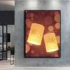 5D DIY Diamond Painting Cross Stitch Thaise Lampion And Lotus Flower Light Diamond Embroidery Mosaic Wall Art Home Decoration