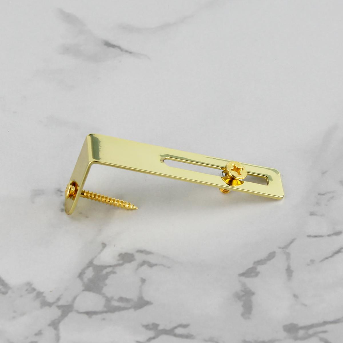 NEW LP Guitar Pickguard Bracket with Mounting Nut Screws For Guitar Parts , Silver / Black / Gold Color Choose золотой