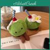 Coconut Plush Keychain With Soft Pp Cotton Filling For Kids Gift And Bag Decoration