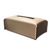 Scatola porta fazzoletti, Pelle PU Resistente Impermeabile Design Minimalista, Uscita Carta Liscia Custodia Fazzoletti Resistente, per Bracciolo Auto e Tavolino da Caffè di Casa