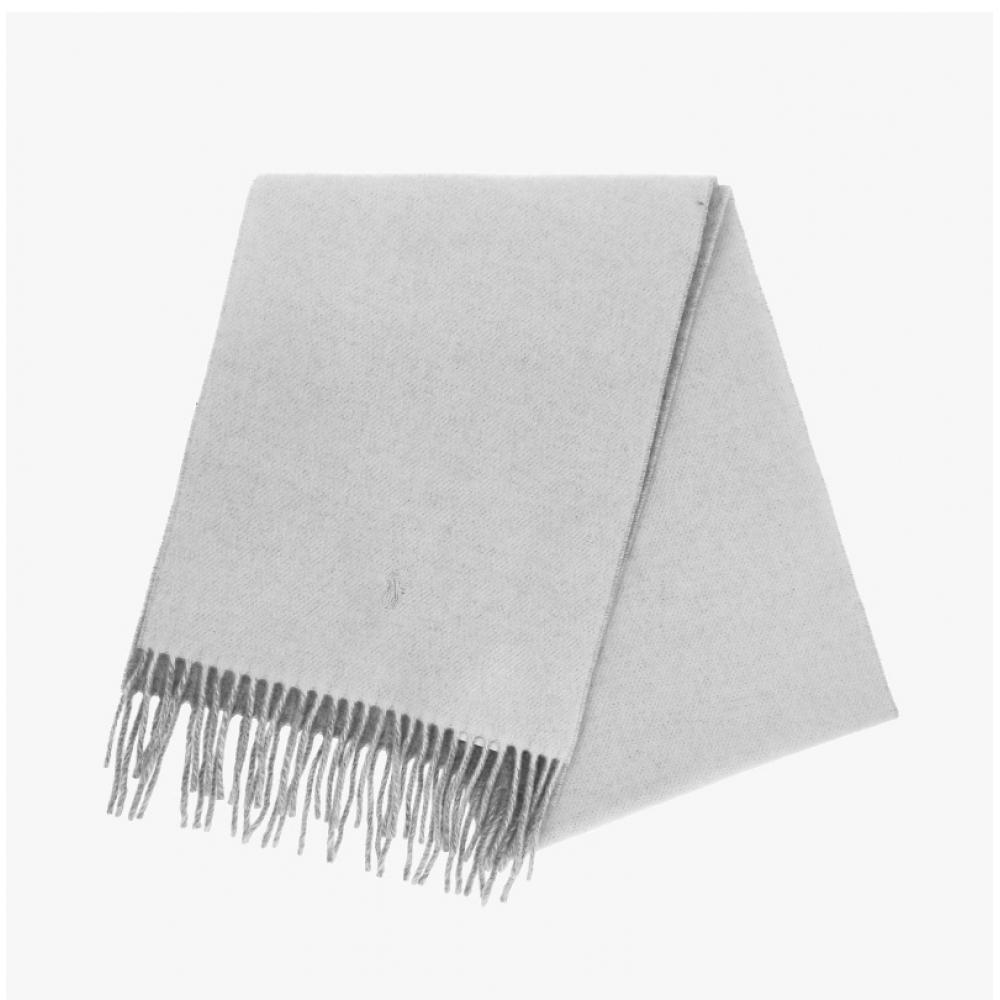 Polo Ralph Lauren Wc0601 107 Pony Dwustronny Szalik z Frędzlami