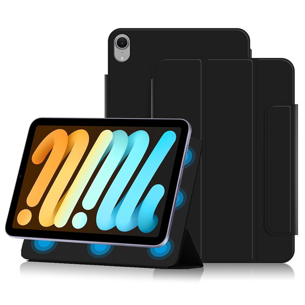 For iPad Mini (2024) Stand Case Shockproof Magnetic PU Leather Flip Tablet Cover