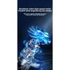 Ice Demon Notebook Air-cooled Cooling Pad with RGB Colorful Light 3 Fans Cooling Radiator Bracket Suit for 12.1-17.3 Inch Laptop