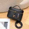 Top Grain Leather Lunch Bag High Quality Handbag Makeup Versatile Crossbody