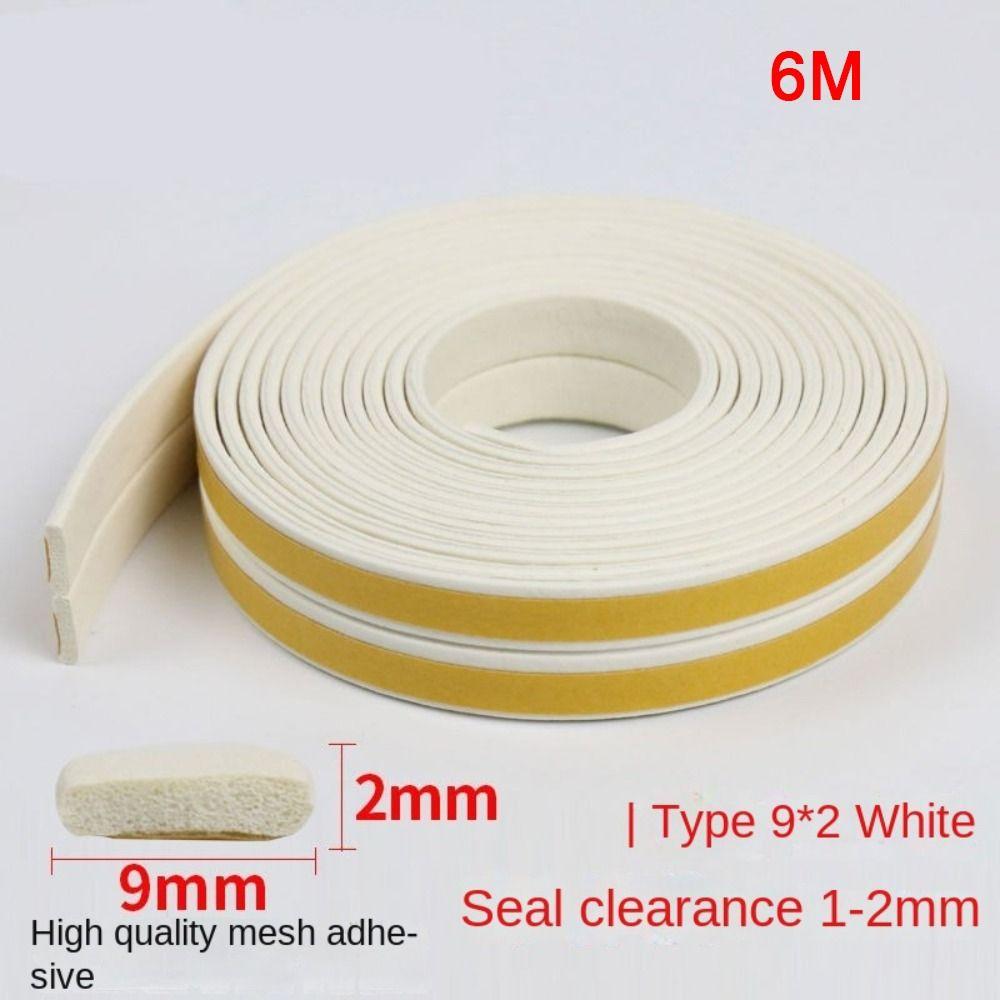 6Meters Weatherstrip Foam Window Weather Stripping New Door Seal Strip  Window