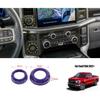 Four-wheel Drive & Trailer Switch Knob Cover Trim Ring For Ford F150 +Purple