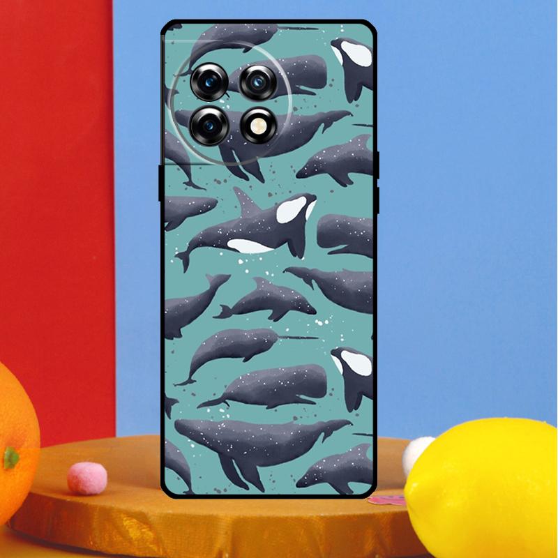 

Orcas Killer Whales Cover For OnePlus 13 13R 12 12R 11 10 Pro 8T 10T OnePlus Nord CE 3 2 4 Lite N30 N20 N10 Case OnePlus Nord 2