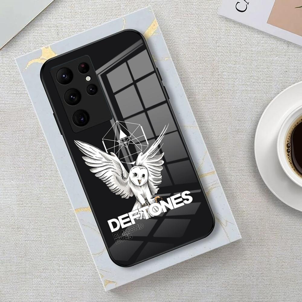 

Deftones Band Phone Case For Samsung S26 S25 Edge Ultra 23 22 21 20 Ultra Plus S24 Fe Glass Cover Galaxy S25 Edge