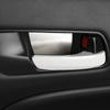 Steel Armrest Inner Door Bowl Sticker Cover Handle Trim Auto Interior Accessories For Honda Fit Jazz     2024