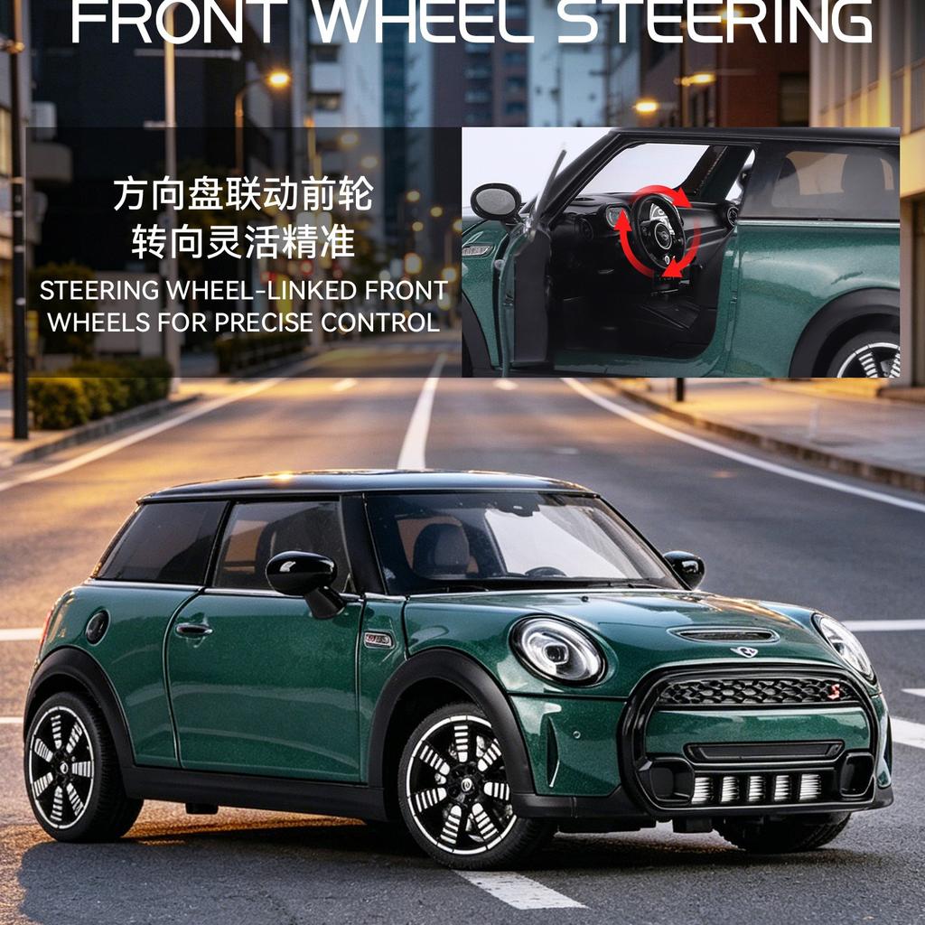 1:24 Mini Cooper S Kovový litý model auta Miniaturní Kovový Model Domácí Trendy & Stolní Displej Ornament Narozeninové Dárky