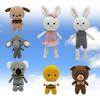 Handmade Crochet Amigurumi Plush Doll Collection Adorable Animal Characters In Soft Pp Cotton