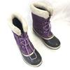 Canada Snow Boots 24.0 Purple Waterproof Inner Liner