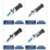 Glycol Refractometer Car 1.10-1.40sg Antifreeze Battery Acid Engine Coolant Tester Tool Handheld  Auto Optical Instrument