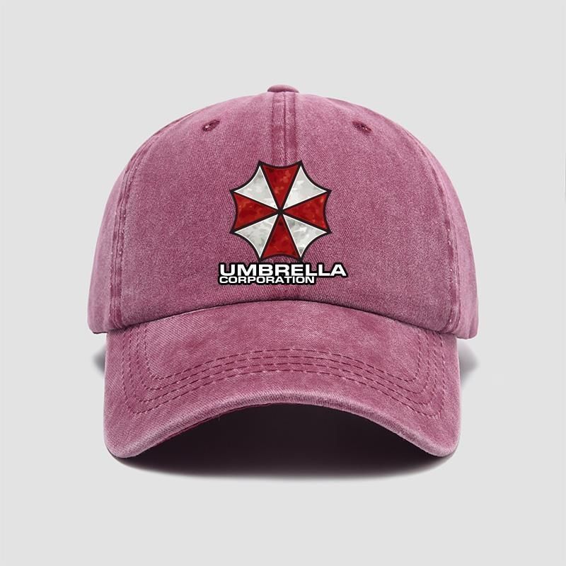Hat Printed Baseball Cap Men's and Women's Washed Cap Vintage Washed Cotton Baseball Cap Outdoor Casual Peaked Cap
