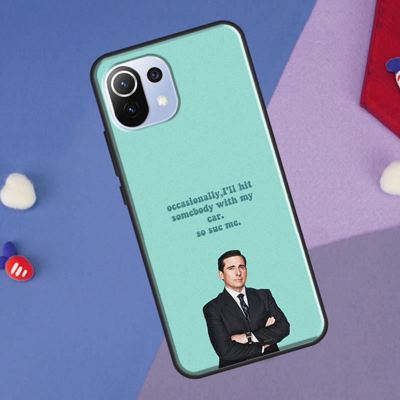 Michael Scott The Office Cover For Xiaomi 13 14 Ultra 11T 12T 13T 14T Pro POCO X7 Pro X3 X5 F3 F5 F6 M6 X6 Pro Case