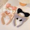 Cat Ears Headbands Furry Plush Headbands Hair Accessories for Girls and Womens Holiday Party Headwear