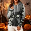 Women's Long Sleeve Halloween Print Hoodie