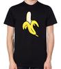 Cartoon geschälte Banane T-Shirt Herren Damen Unisex Top