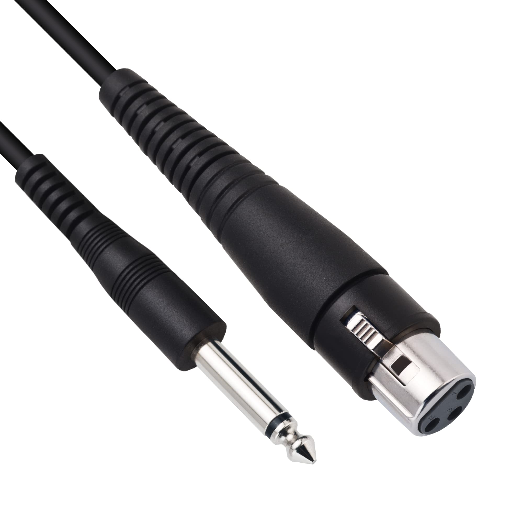 

CAROL Микрофонный кабель XLR гнездо к микрофонному кабелю Черный Интегрированная конструкция Совместим с XLR предусилителями и аудиоаксессуарами 6,3 мм #1090035 - 4,5 м чёрный
