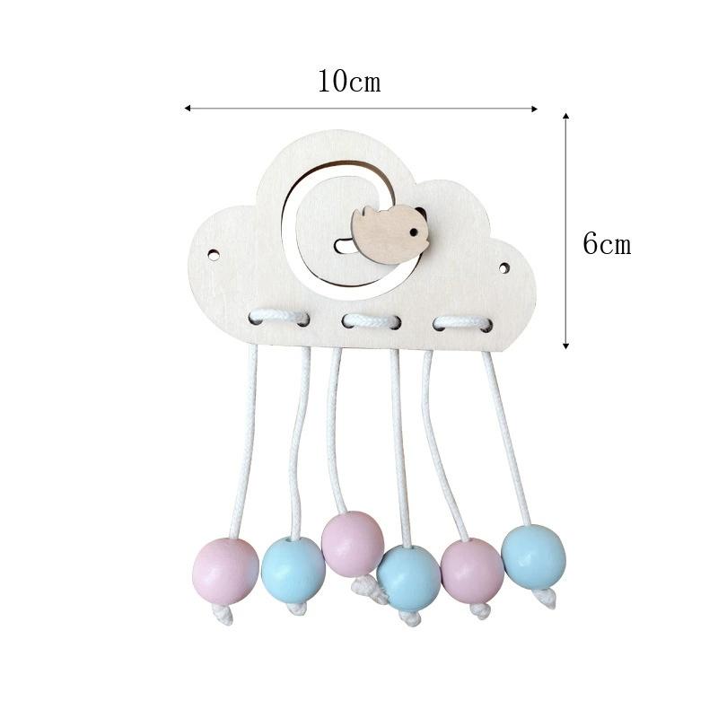 Montessori Busy Board DIY Accessories Mirror Animal Gear Cloud Learning Toy Puzzle Kindergarten Education Hourgl Brain Game Toy