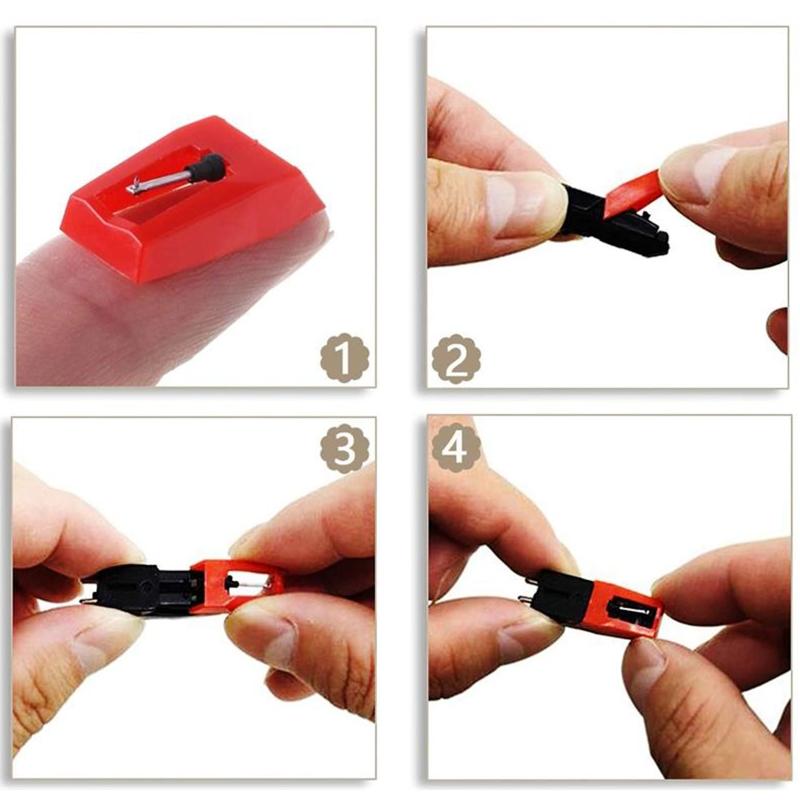 7-Piec Recorder Needle, Upgraded Recorder for Case with Diamond Stylus Replacement for Crosley, ION, for LP, Recorder Et