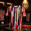 Chivas Home Soccer Jersey #7 Luis Romo Football Shirt Short Sleeve Sports Uniform Fans Training Match Tee Family Matching
