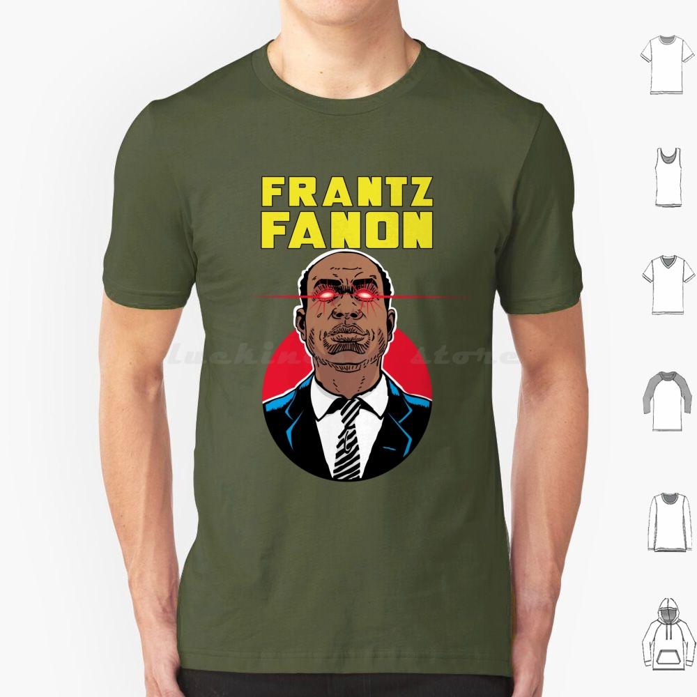 Camiseta Frantz Fanon Está Mirando 6xl Algodón Fresca Tee Fanon Fanon Cómics Superhéroe Socialismo Antirracismo Marxismo Arte Pop