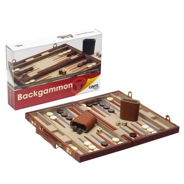 Board Game - Backgammon Wooden Box - Cayro