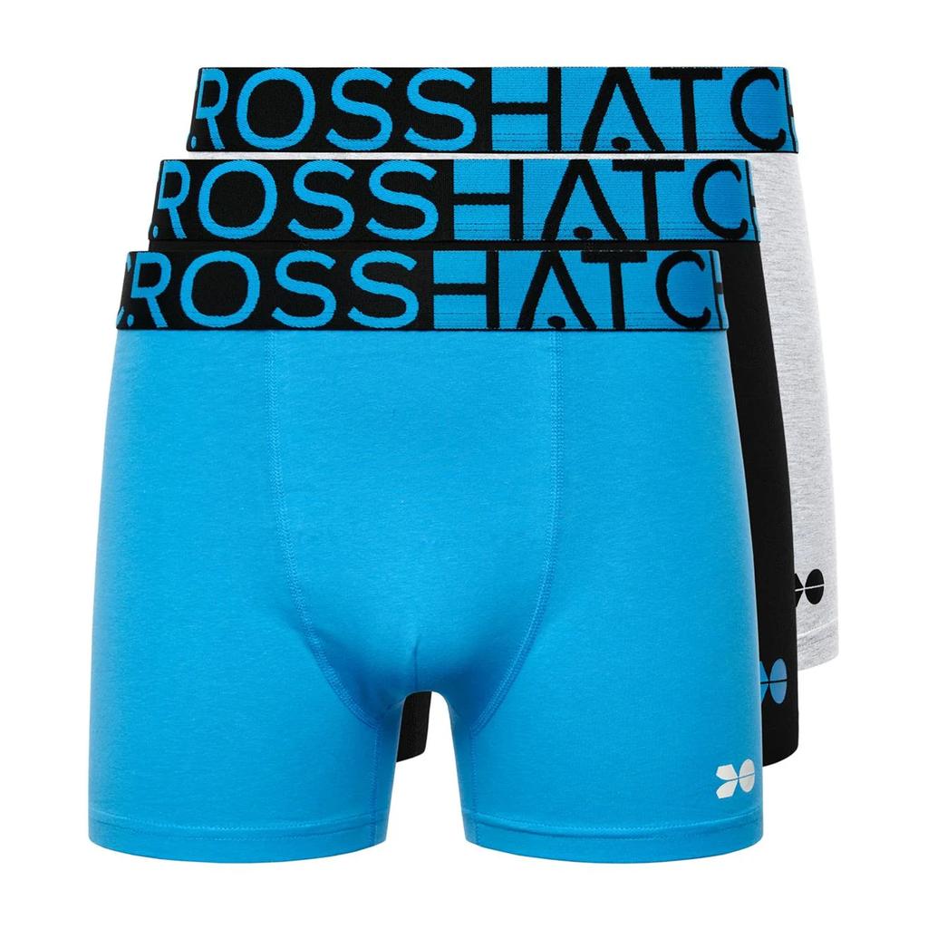 Crosshatch Mens Dumas Boxer Shorts (Pack of 3)