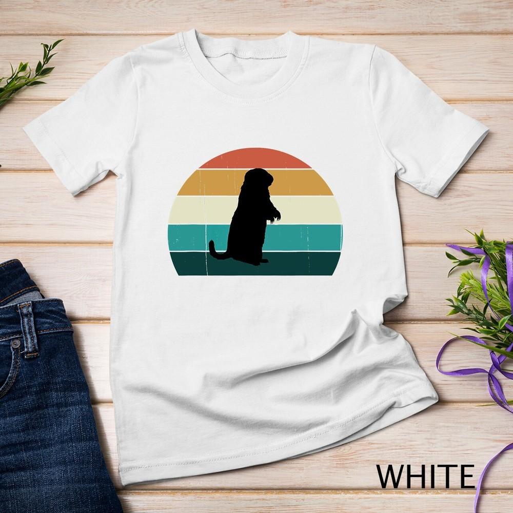 

Retro Prairie Dog Sunset - Cool Vintage ground Squirrel Gift Unisex T-shirt 2XL