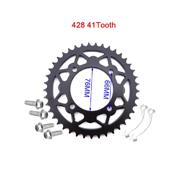 STONEDER Rear Sprocket 420 428 35T 37T 39T 41T 43T For SDG Hub Wheel Pit Dirt Bikes Motorcycle