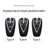 Car Key Case Cover Shell Fob for Changan UNIT UNIK CS35PLUS CS55 PLUS CS75 PLUS CS95 PLUS CS85 Oshan X7 X5 3/4/5 Buttons Keyring