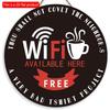 1pc 2d Flat Please Leave Packages, Trash Sign - 20cm, Do Not Enter Sign, No Smoking Sign Round Wooden, Commercial Store Front Restaurant Office