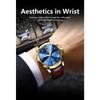 POEDAGAR Luxury Man Wristwatch High Quality Quartz Sports Business Men Watch Waterproof Luminous Date Week Leather Watches