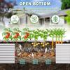 Galvanized Raised Garden Bed Kit Outdoor Patio 8x4x2ft Large Rectangular Metal Planter Boxes Deep Root Box Planter for Gardenin