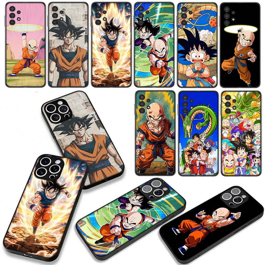 for Apple iPhone 17 16 11 Pro XS Max XR 6 7 8 Plus 16E SE 2020 Air 5 SE2 Phone Case krillin Dragons Gokus Balls DragonBalls