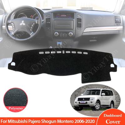 For Mitsubishi Pajero Shogun Montero 2006~ V80 V87 V93 V97 Anti-Slip Mat Dashboard Cover Carpet Sunshade Dashmat Accessories