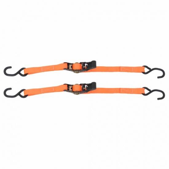 1 Inch x 4 FT Boat Transom Tie Down Straps 2400LBS Ratchet Straps - 2 Pack