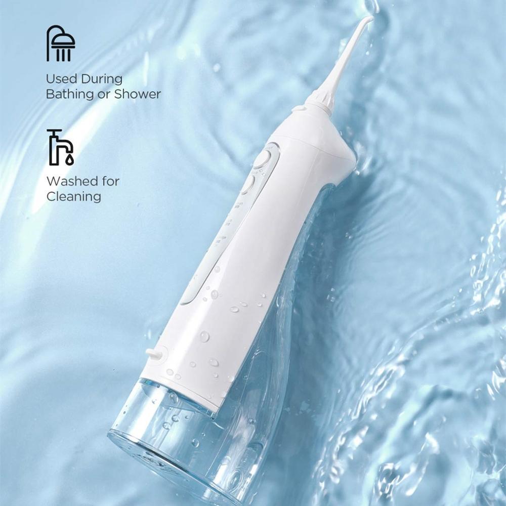 300ml Smart Portable Oral Irrigator USB Rechargeable Dental Water Flosser Jet Irrigator Dental Teeth Cleaner 3 Modes