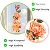 Selbstklebende Rosen Wandaufkleber Wiederverwendbare Statische Glasaufkleber Klebefrei Wasserdicht Feuchtigkeitsbeständig Fensteraufkleber für Wohnzimmer Schlafzimmer Heimdekoration