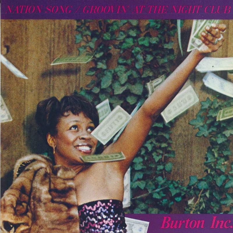 

7inch Record BURTON INC. - Nation Song P74502 P-Vine Records 2021 Japan Soul/Funk