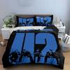 Blue U2 Band Members Design Bedding Duvet Cover Set Duvet Cover Pillowcases  (1*Duvet Cover 2*Pillowcases, without duvet insert)