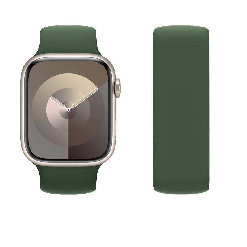 Straps for Apple Watch Band 40mm 44mm 45mm 41mm 46 mm 49mm 42mm Elastic Solo loop bracelet iWatch series 3 SE 6 7 8 9 10 ultra 2