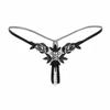 Sexy Panties Women's Hollow Embroidery Sexy Thong Pearl Massage Crotch Panties Ladies Thong