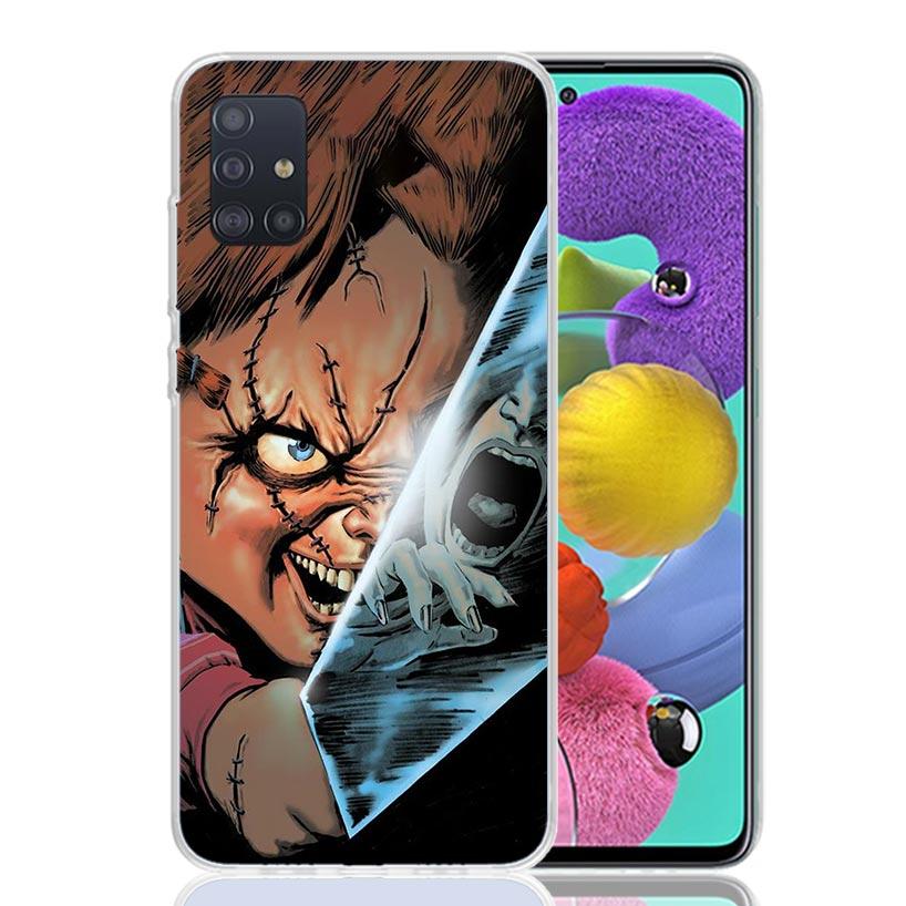 

Chucky Child s Play Phone Case For Samsung Galaxy A52 A32 A22 A12 A02S A50S A30S A51 A31 AA71 Note 20 Ultra 10 S10 Plus Galaxy A Samsung A41